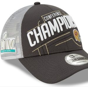 SAN FRANCISCO 49ERS CONFERENCE CHAMPIONS HAT